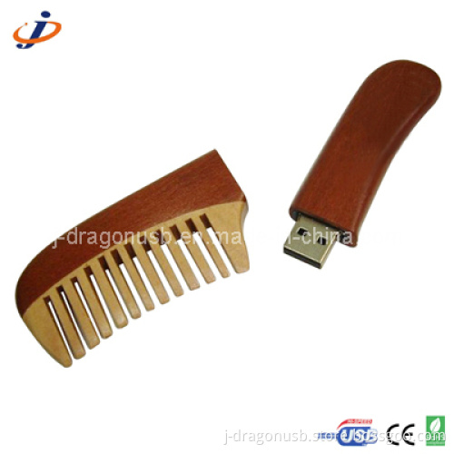 Natural Wooden Comb USB Flash Drive Jw127